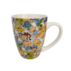 Taza Rugrats con caja de porcelana multicolor 500 ml