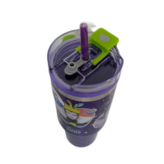 Termo con popote Villanas Acero inoxidable 1.2 L