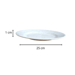 Plato trinche Beige de Melamina de 25 cm 1 pieza