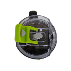 Termo con popote Rick and Morty Acero inoxidable negro 1.2 L