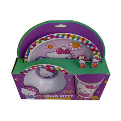 Vajilla Hello Kitty para Bebés de Melamina incluye 5 piezas