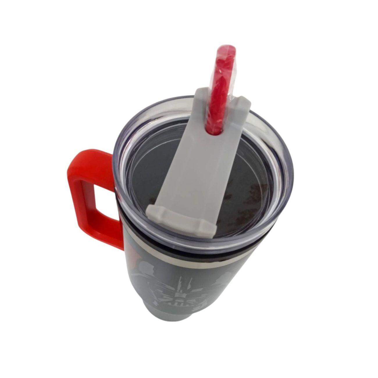 Termo con popote Star Wars Darth Vader Acero inoxidable 1.2L
