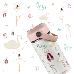 Termo Ballet Mamgos para Niñas de Acero inoxidable 325 ml