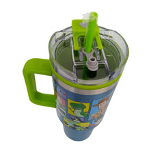 Termo con popote Toy Story multicolor Acero inoxidable 1.2 L
