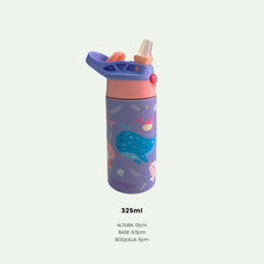 Termo Mamgos Sirena para Niños de Acero inoxidable 325 ml