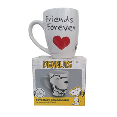 Taza Snoopy Peanuts Cerámica color blanca 500 ml