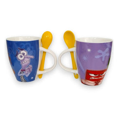 Juego de dos tazas Intensamente 2 de Porcelana 310 ml