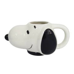 Taza 3D Snoopy Peanuts de cerámica blanca 591 ml