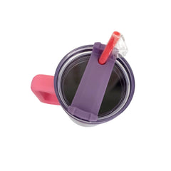 Termo con popote Wicked Glinda morado Acero inoxidable 1.2 L