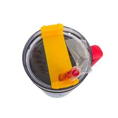 Termo con popote Pato Donald azul Acero inoxidable 1.2 L