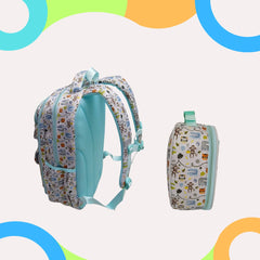 Kits de Mochilas Escolares Selva Mamgos para Niños 2 piezas