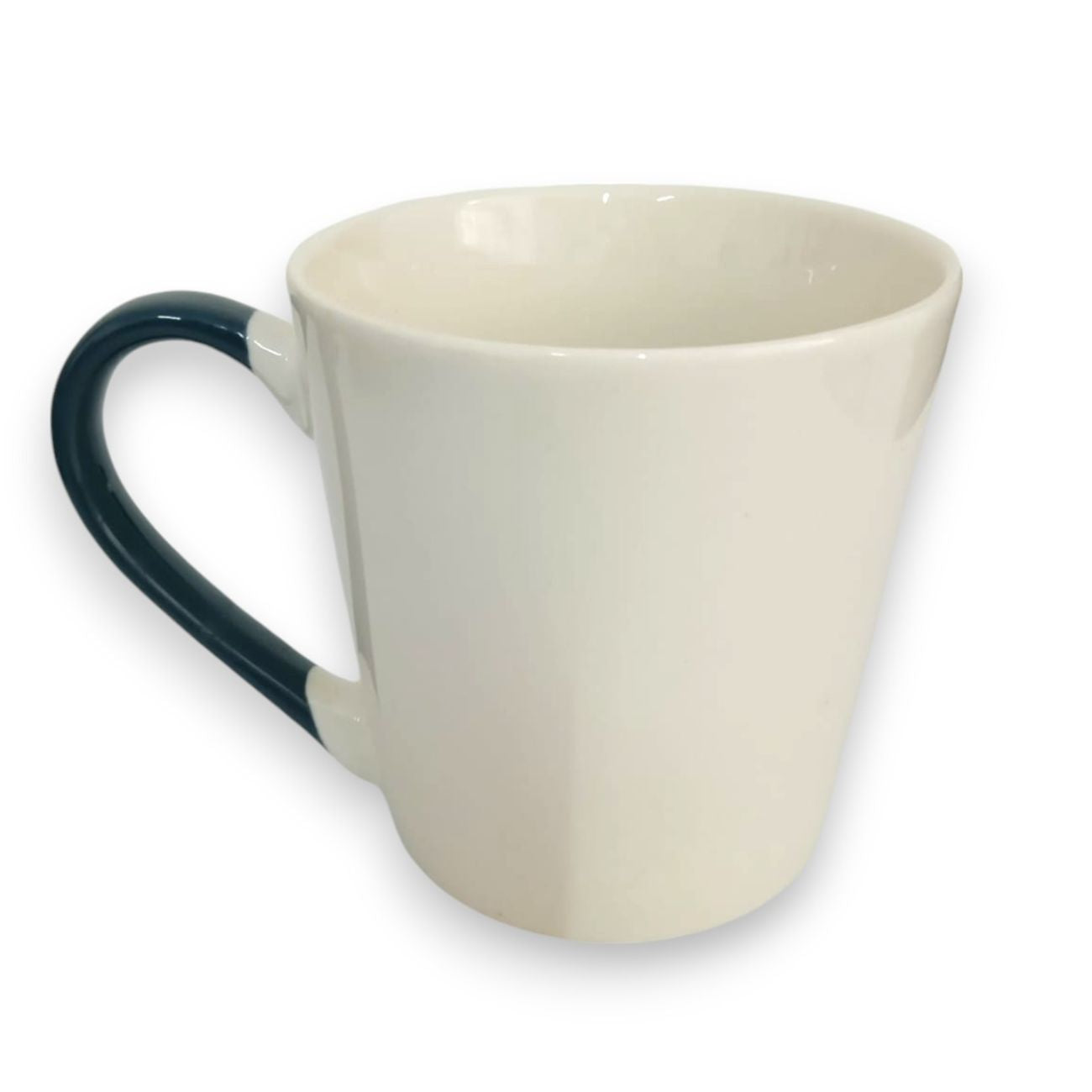Taza con ilustración de copo de nieve de Porcelana