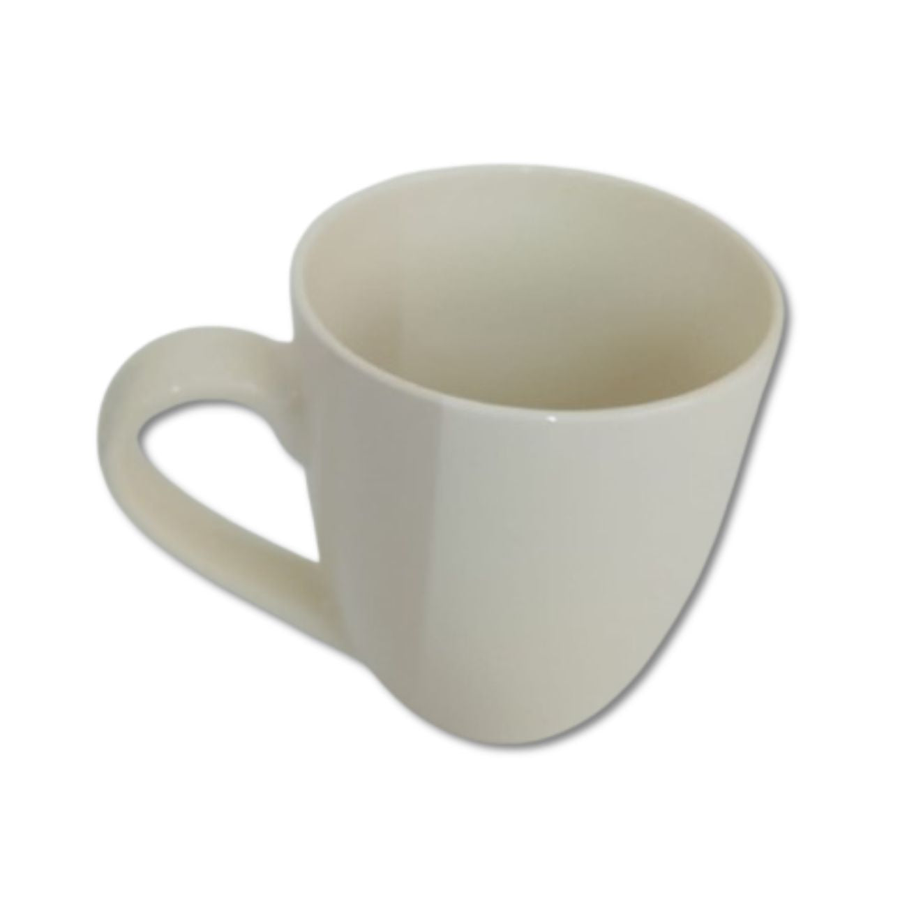 Taza con ilustración de un corazón rosa de Porcelana 1 pieza