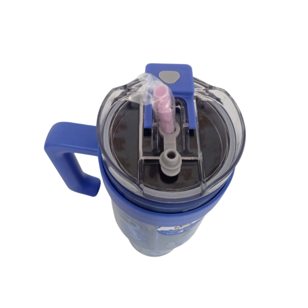 Termo Stitch color azul metálico de Acero inoxidable 1.2 L