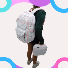Kits de Mochilas Escolares Ballet Mamgos para niñas 2 Piezas