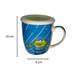 Taza con tapa Marcianitos Toy Story Cerámica 430 ml