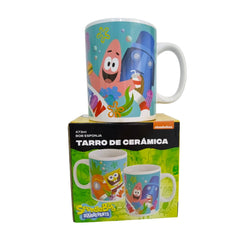 Taza Bob Esponja y Patricio Estrella Cerámica 473 ml