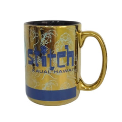 Taza Stitch color dorado de Cerámica 430 ml
