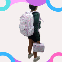 Kits de Mochilas Escolares Gimnasia Mamgos Niñas 2 Piezas