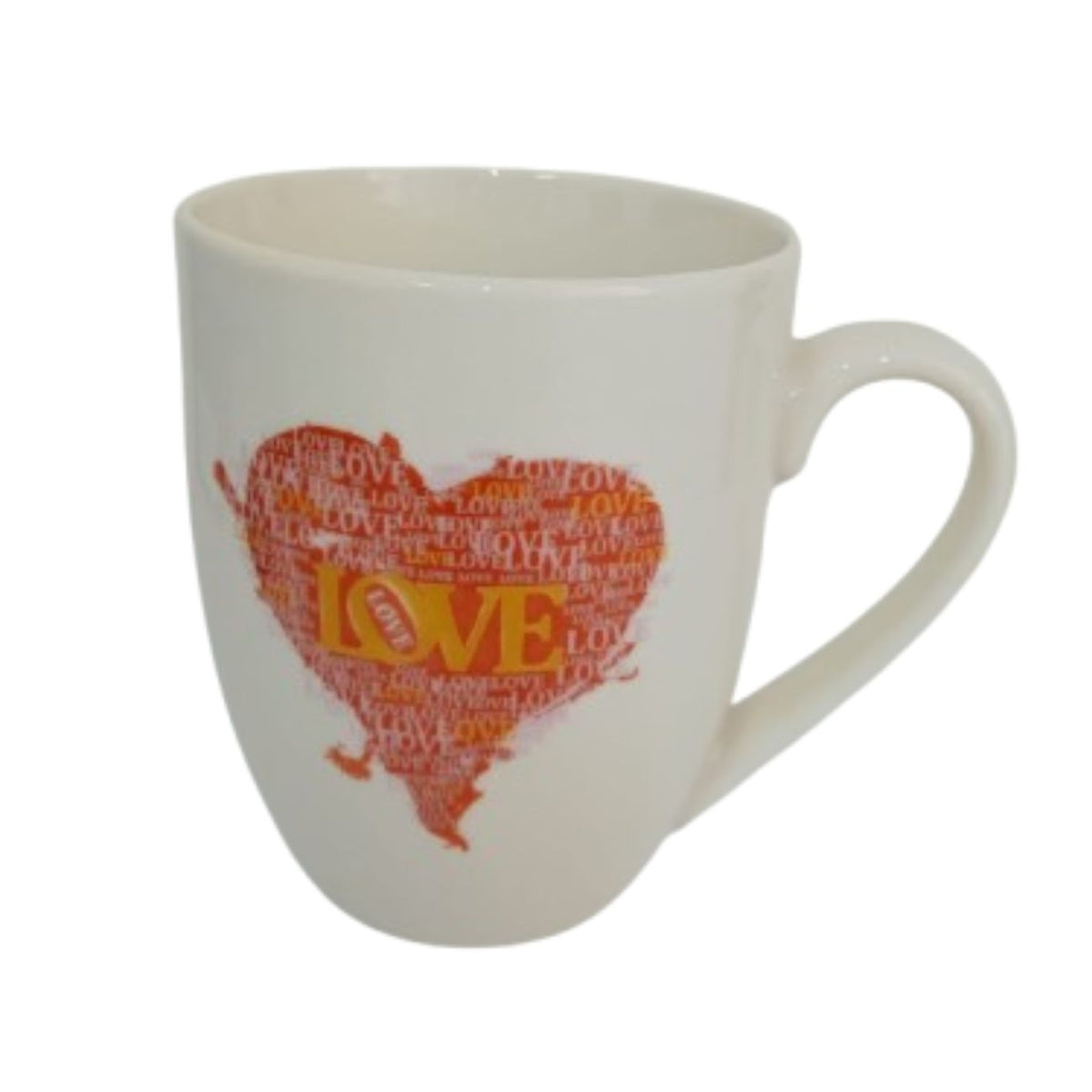 Taza con ilustración de un corazón de Porcelana 1 pieza