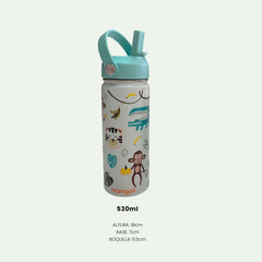 Termo Mamgos Selva para Niños de Acero inoxidable 530 ml
