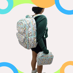 Kits de Mochilas Escolares Selva Mamgos para Niños 2 piezas