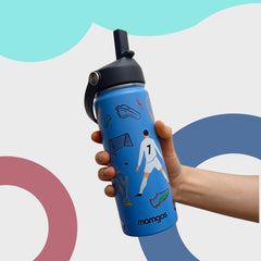 Termo Mamgos Futbol para niños de Acero inoxidable 530 ml