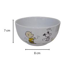 Taza y Tazón Snoopy Peanuts Cerámica 550 ml y 400 ml