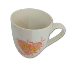 Taza con ilustración de un corazón de Porcelana 1 pieza
