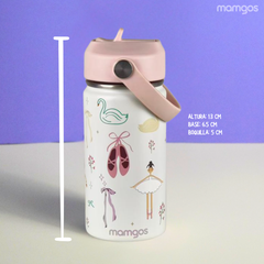 Termo Ballet Mamgos para Niñas de Acero inoxidable 325 ml