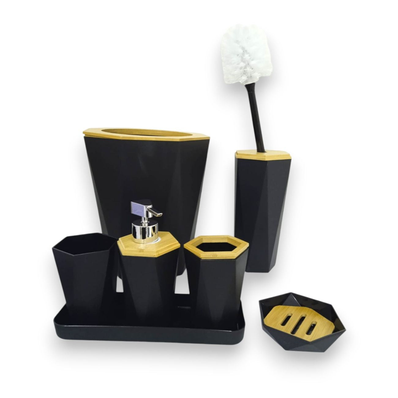 Organizador para Baño de Plástico con 7 piezas
