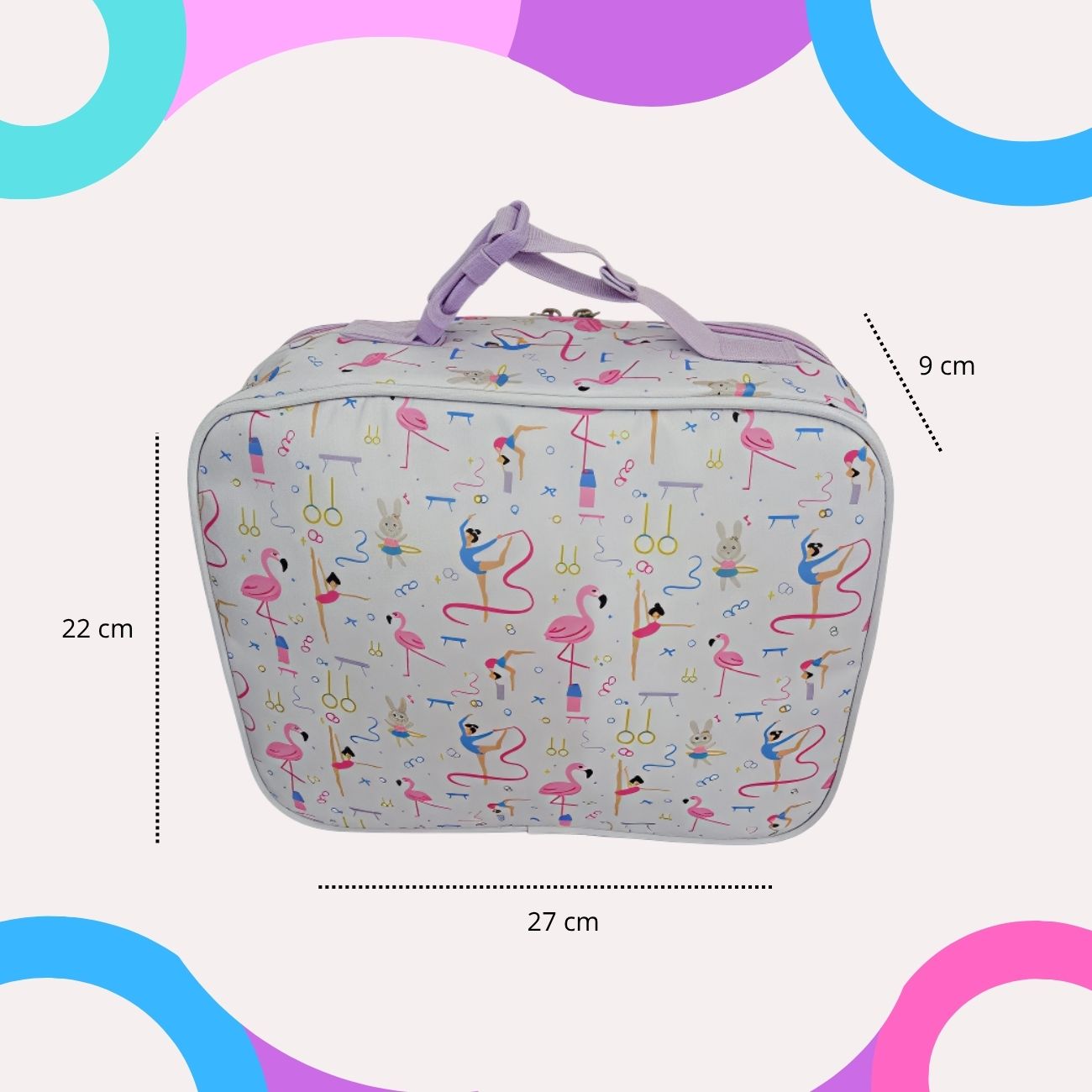 Kits de Mochilas Escolares Gimnasia Mamgos Niñas 2 Piezas