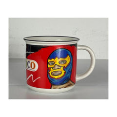 Taza De Luchador Color Rojo