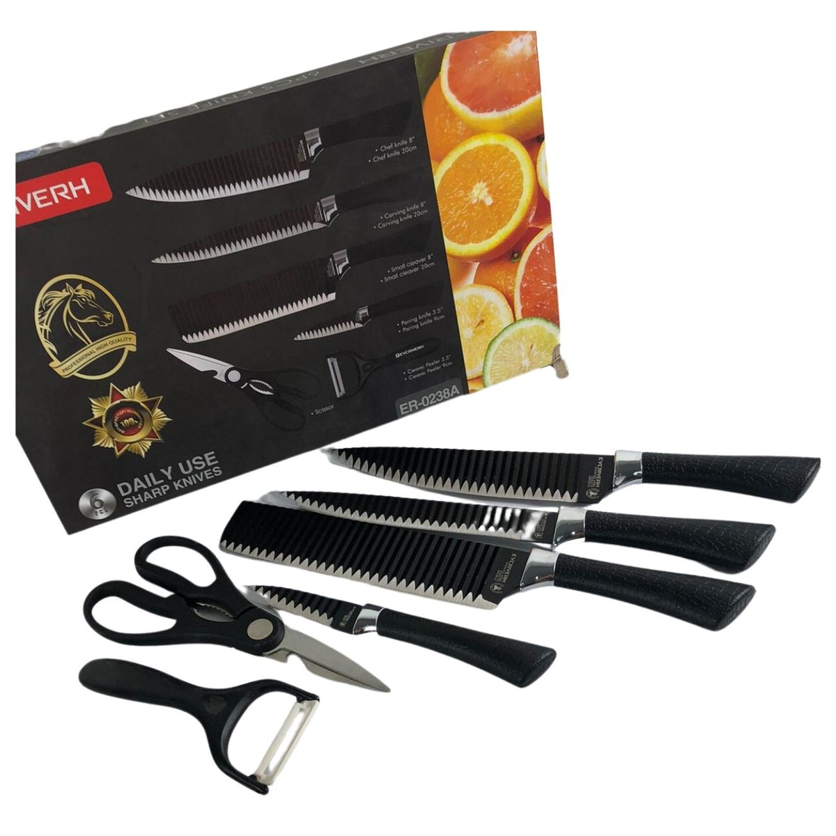 Set de Cuchillos Evcriverh Knife set 6 Piezas