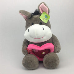 Peluche Burro Color Gris 46cm Regalo Precio Mayoreo