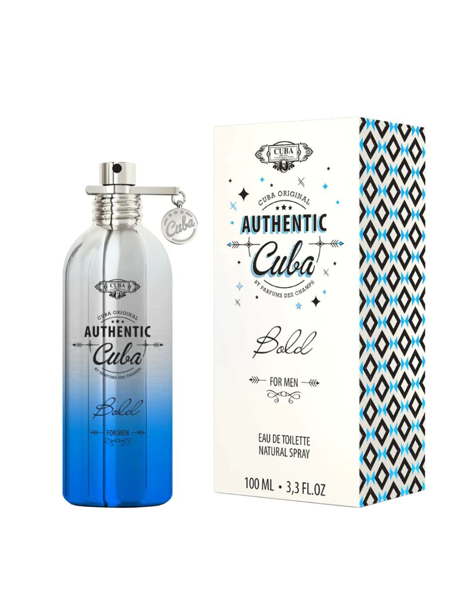 Perfume Cuba Authentic Bold de Hombre Eau de Toilette 100ml