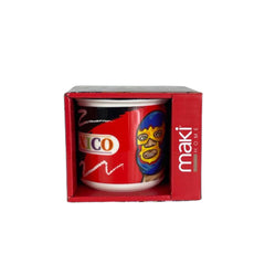 Taza De Luchador Color Rojo