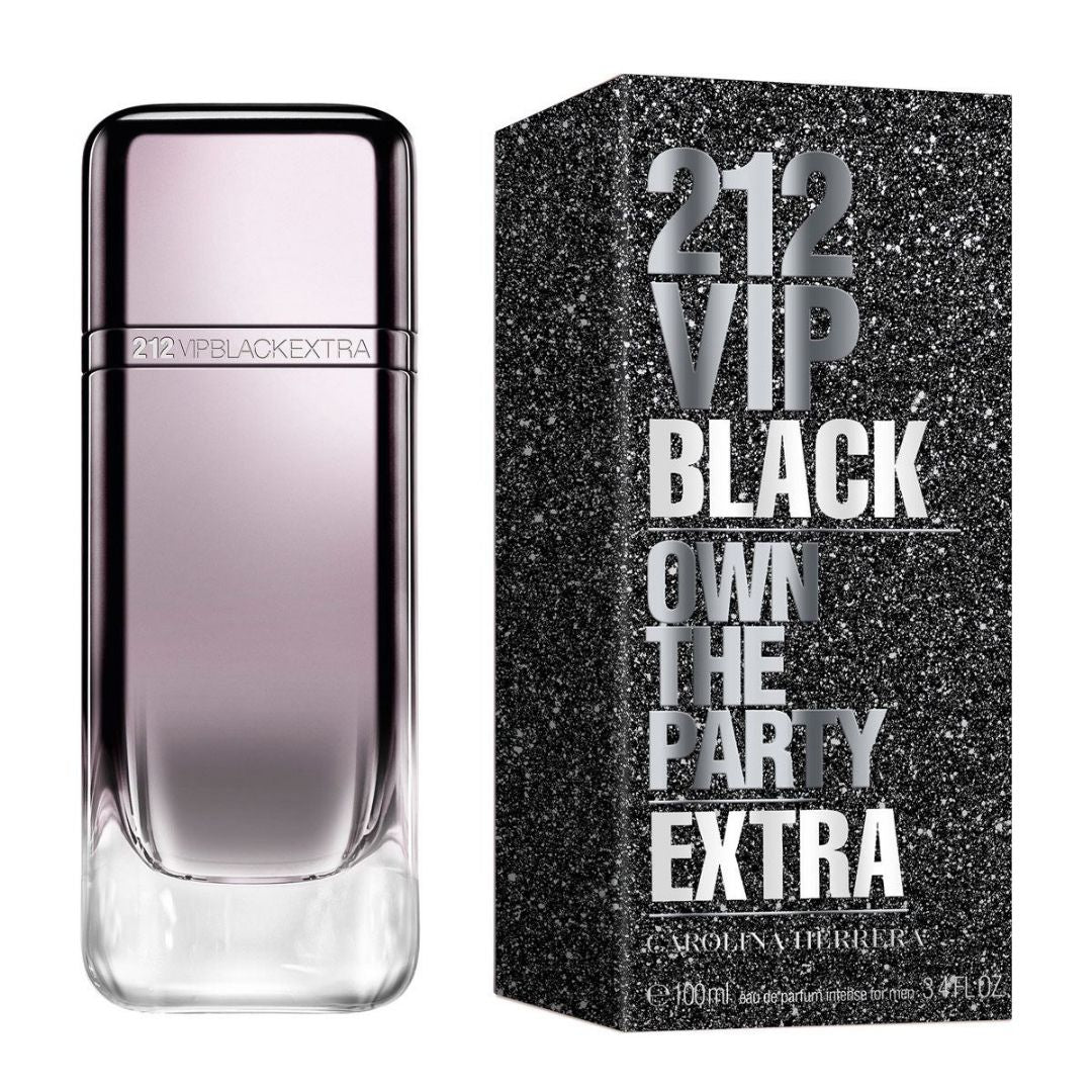 Perfume Herrera 212 Vip Black Extra 100ml Hombre Edp