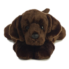 Peluche  Chocolate Lab Max Aurora Niño perro 30 cm