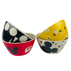 Vajilla 12 Pzas De Bambu Mickey Mouse