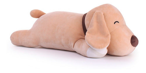 Peluche Labrador Café Acostado 60 Cm