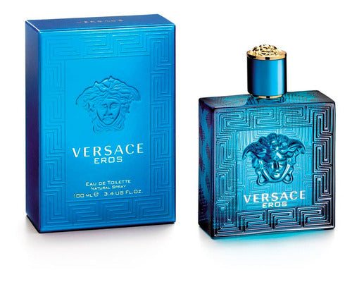 Perfume Versace Eros Pour Homme Hombre De Versace Edt 100 Ml