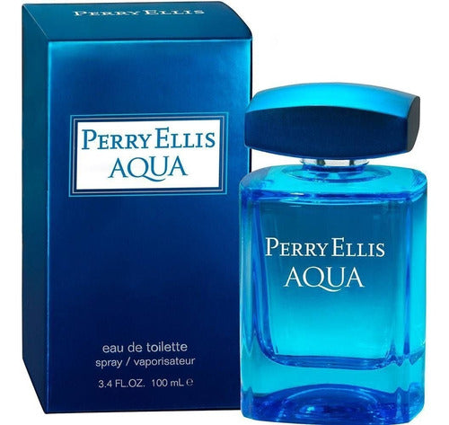 Perfume Perry Ellis Aqua 100ml Para Hombre Eau De Toilette