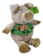 Peluche Puerco Beige/café 40cm Regalo Precio Mayoreo
