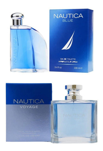 Paquete 2x1 Nautica Voyage + Nautica Blue Hombre Original