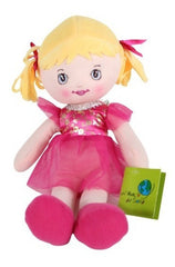 Peluche Muñeca Vestido Rosa 29cm