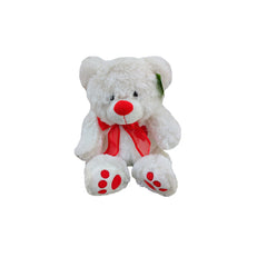 Oso de peluche Corazon blanco mediano