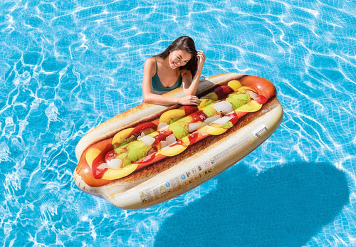 Flotador Inflable Tapete De Hot Dog 175cm X 76cm Adultos