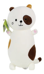 Peluche De Gato Blanco Parado 27cm