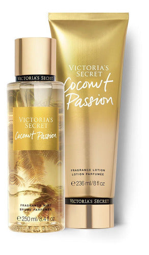 Set Victoria's Secret Crema Y Body Locion Coconut Passion